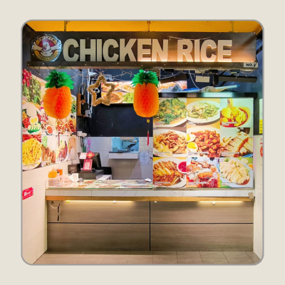 Store front of CHICKEN RICE