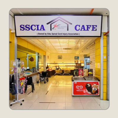 Store front of SSCIA CAFE