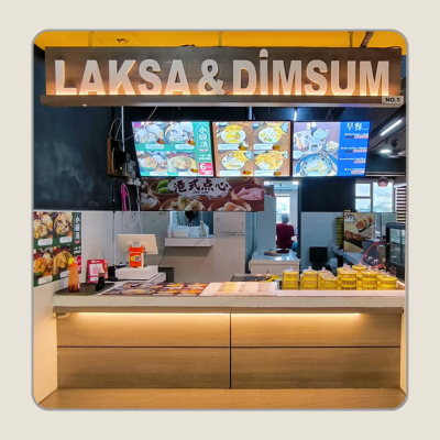 Store front of LAKSA & DIMSUM