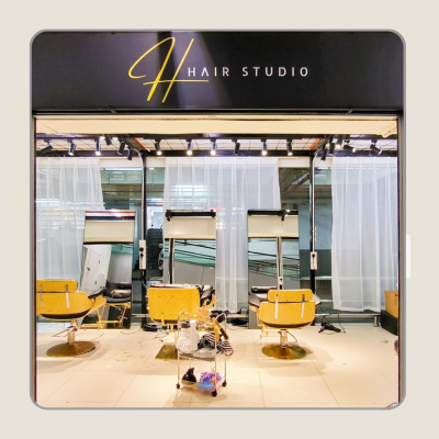 Store front of H HAIR STUDIO