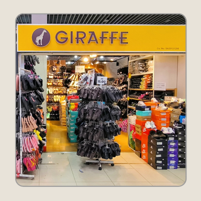 Store front of GIRAFFE