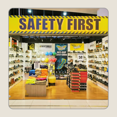 Store front of SAFETY FIRST