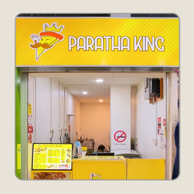 Store front of PARATHA KING