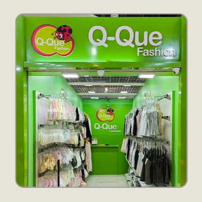 Store front of Q-QUE FASHION