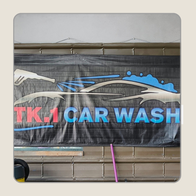 Store front of TK CAR WASH