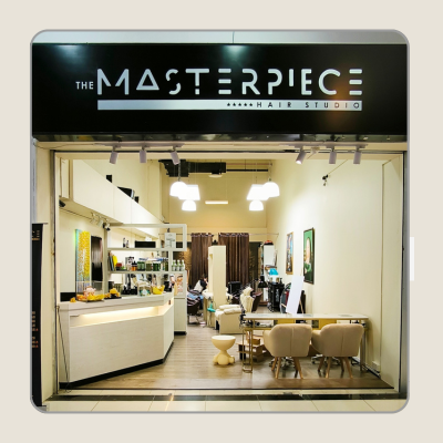 Store front of THE MASTERPIECE HAIR STUDIO